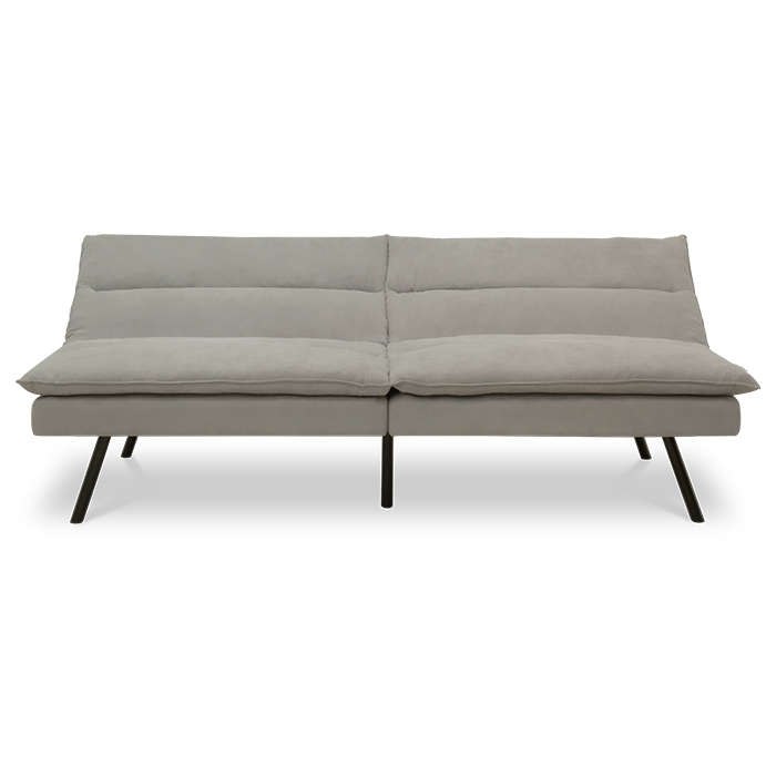 Futon Tela Gris Claro Elom | Sofá Cama y Futones | salas